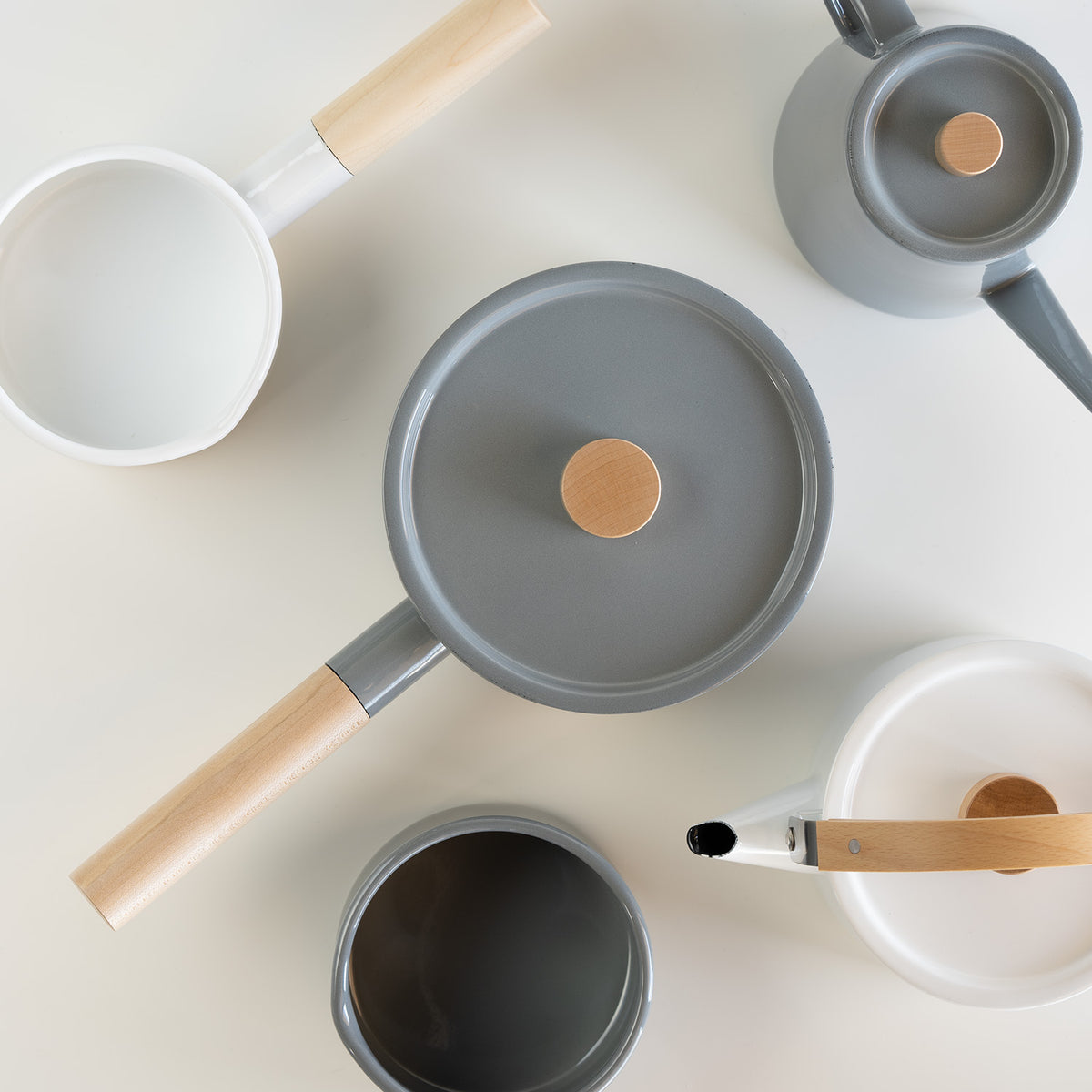 Sauce Pan, Gray