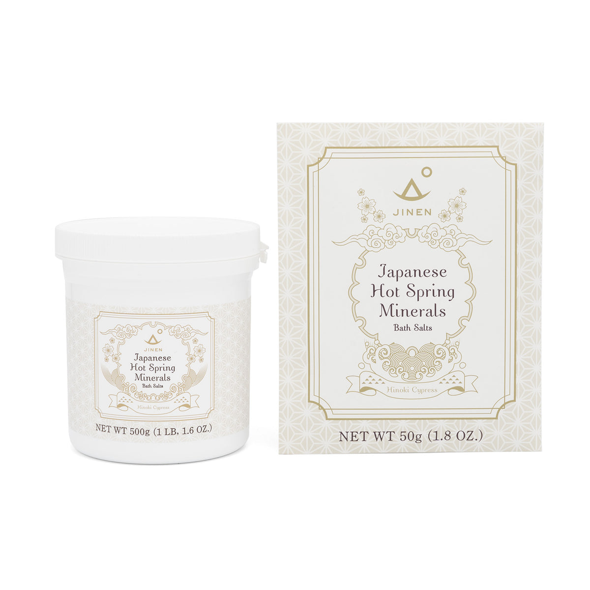 Japanese Hot Spring Minerals Bath Salts, Hinoki - 500g