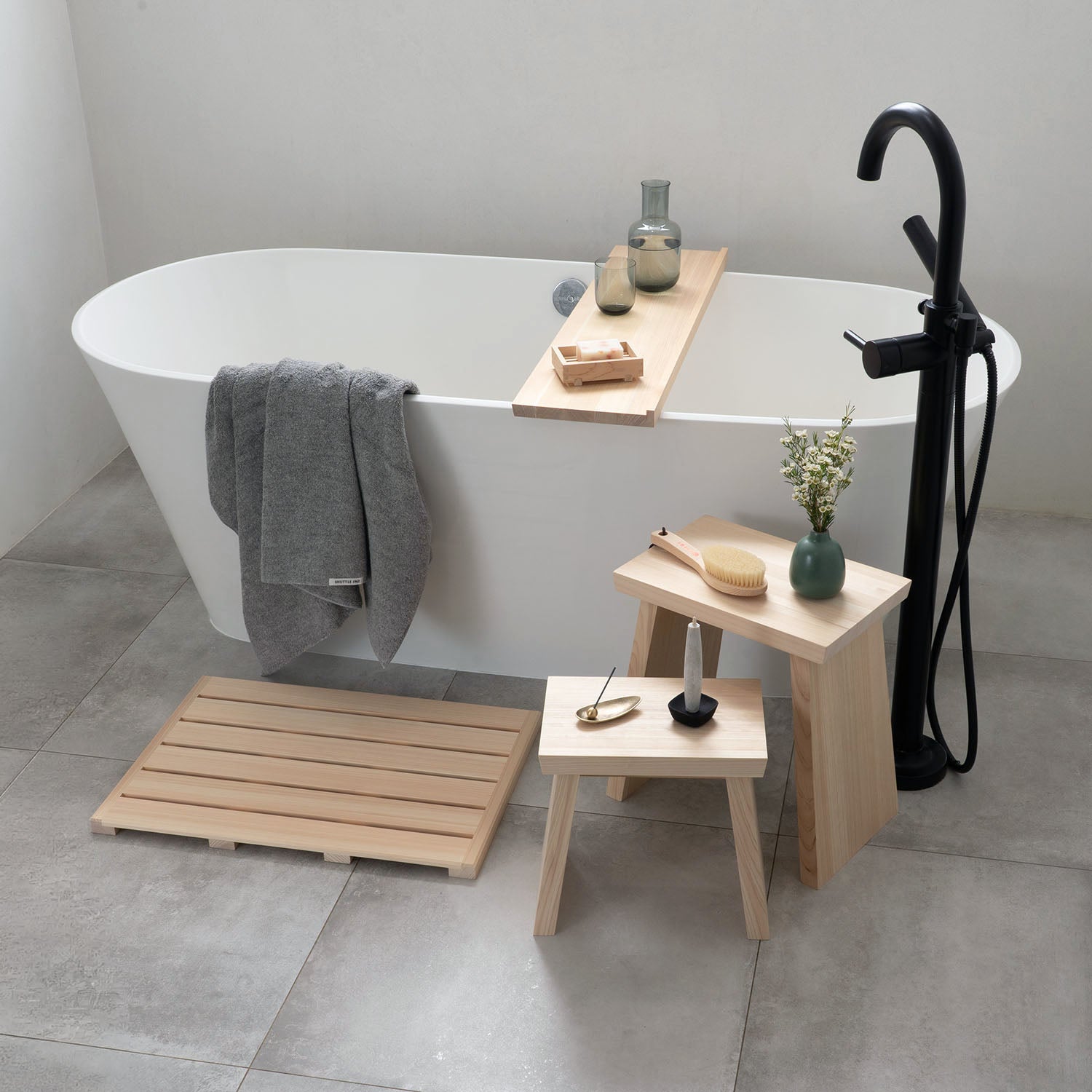 Hinoki Bath Caddy