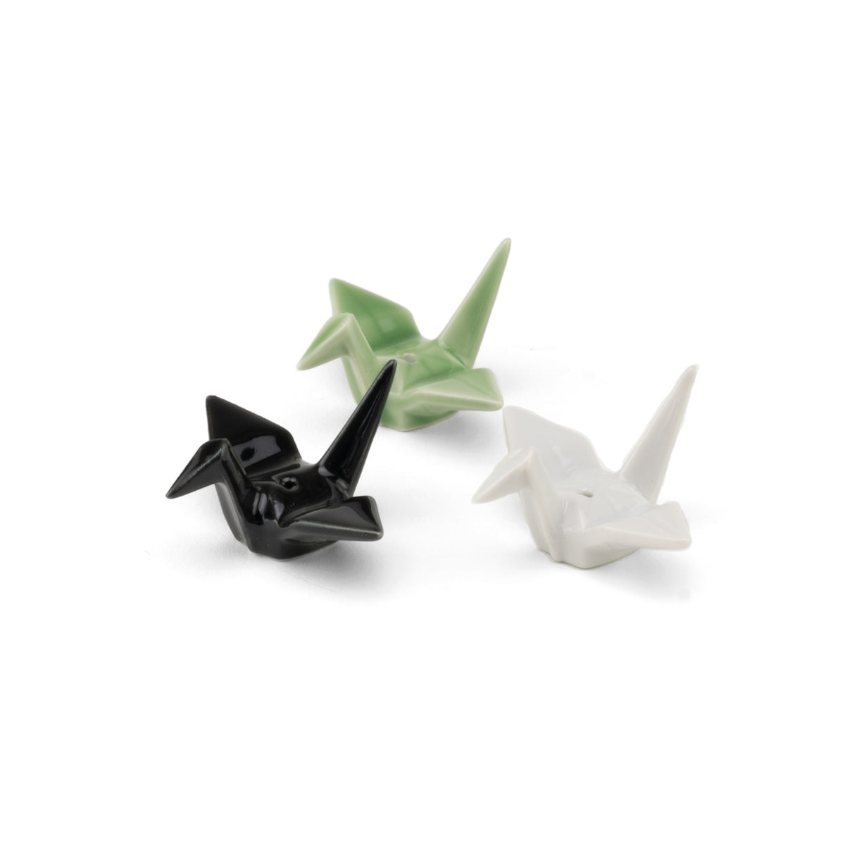 Crane Ceramic Incense Holder
