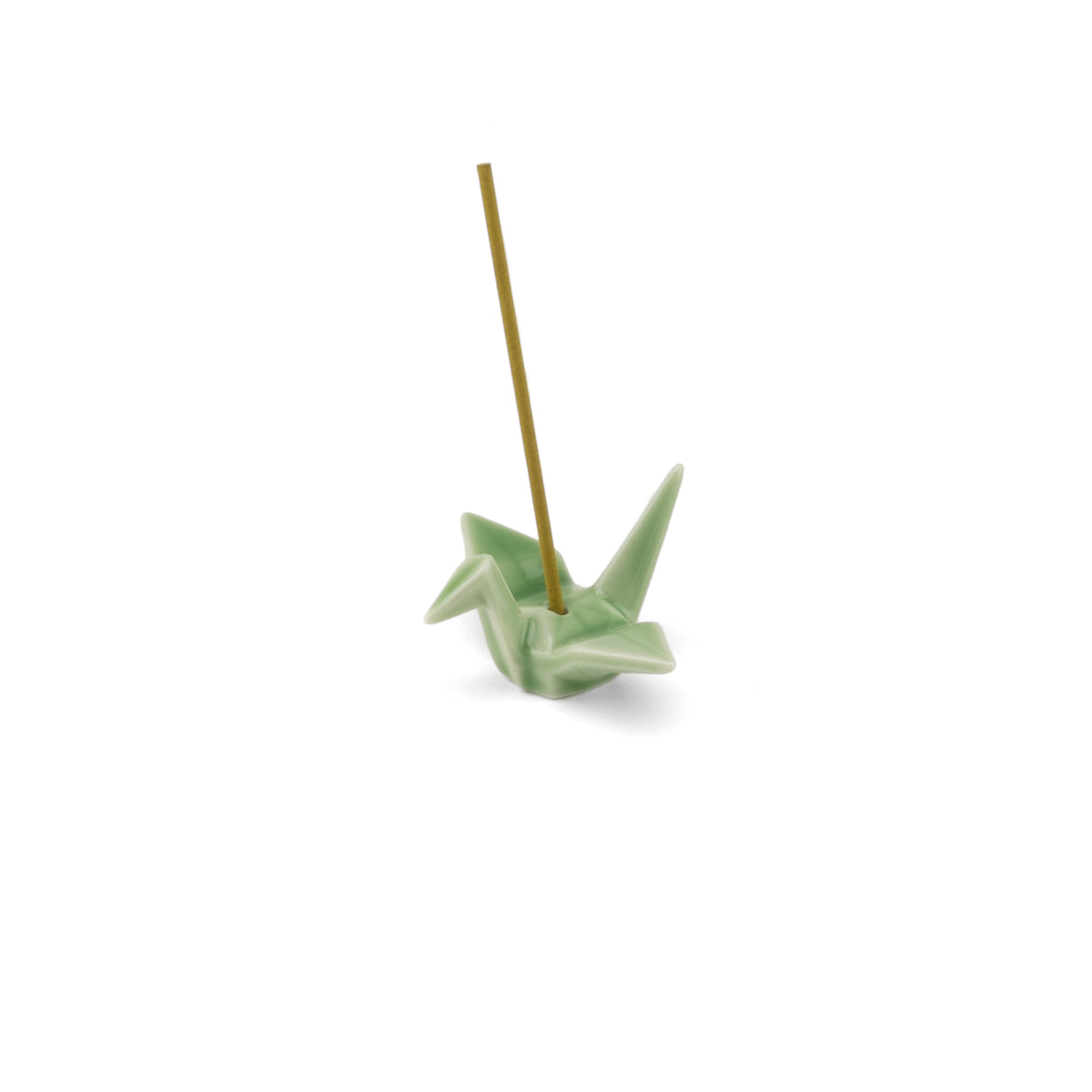 Crane Ceramic Incense Holder