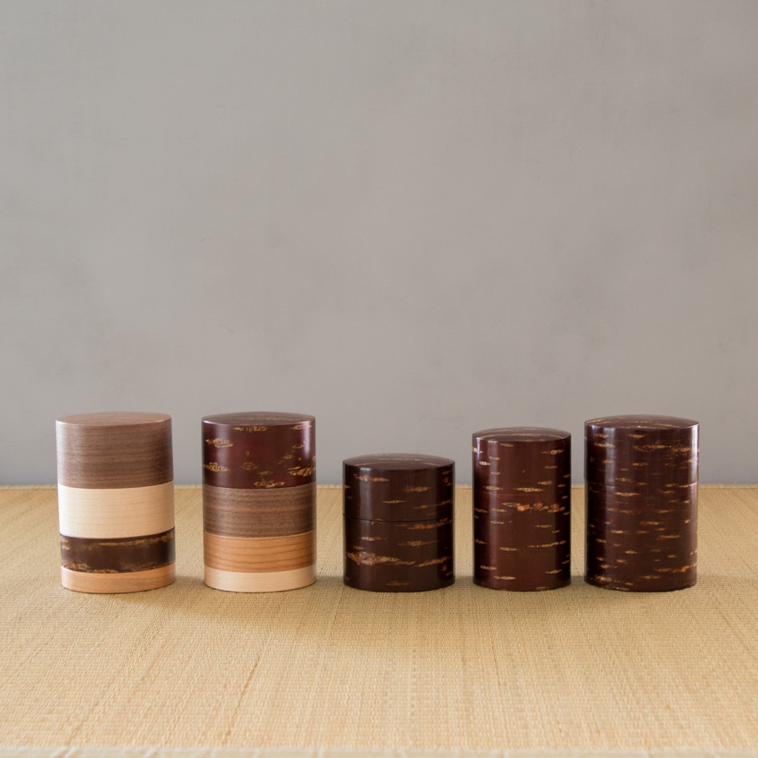 Tea Canister - Kizutsu - Short-Tea Canister-Denshiro-JINEN