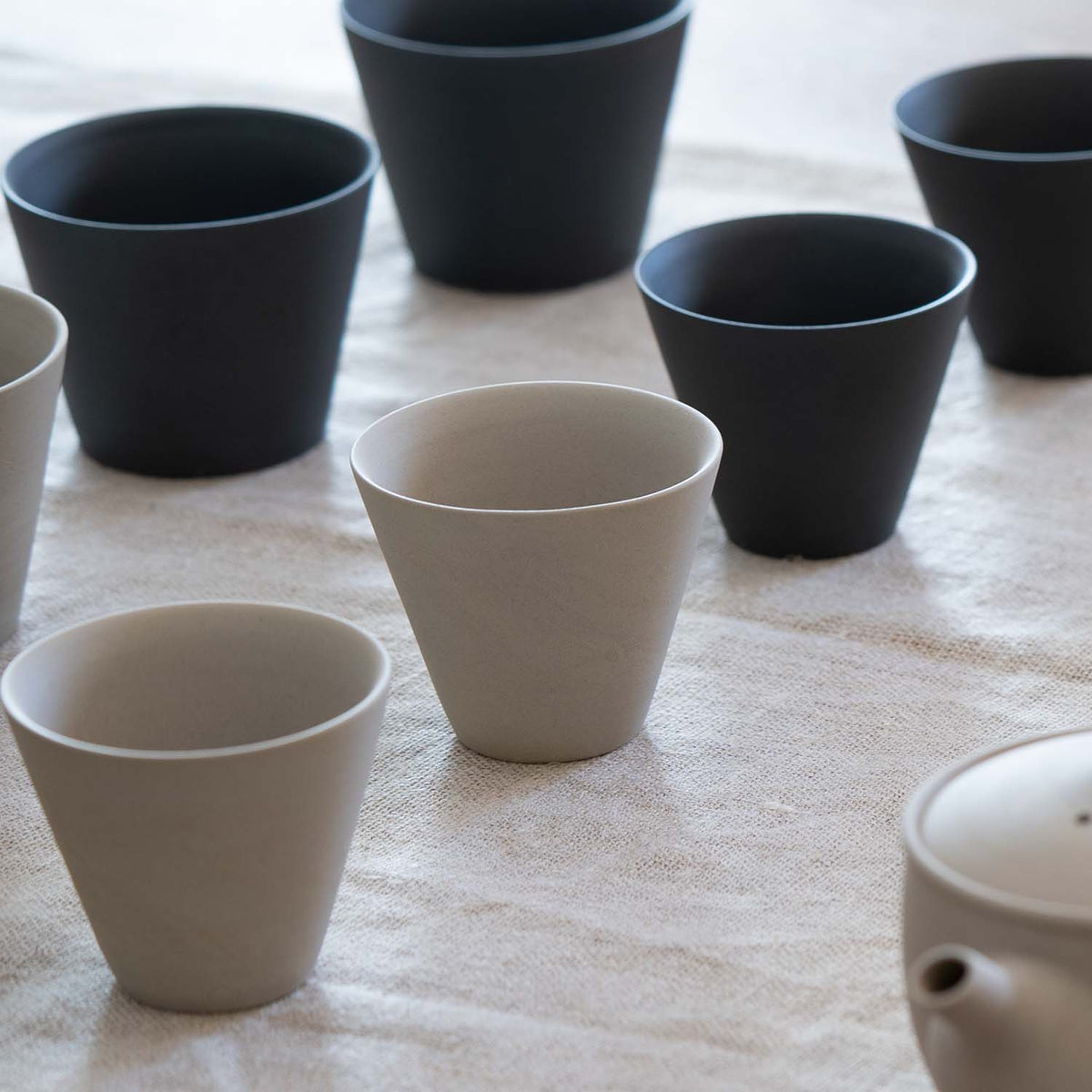 Tea Cup Small - Cone, Matte