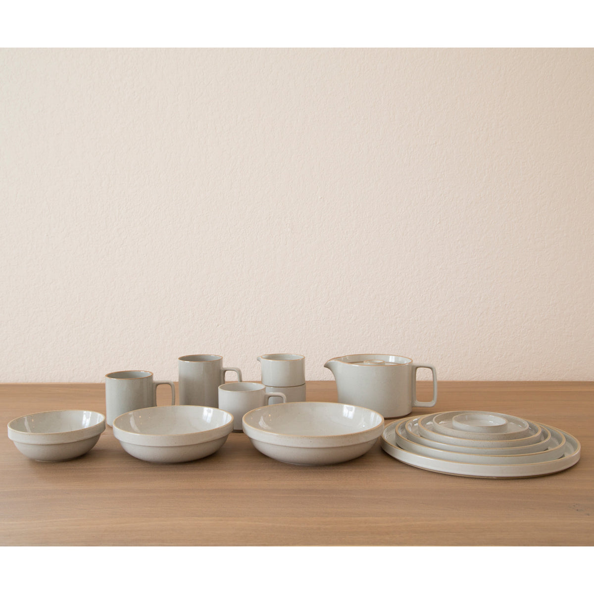 Mug, Gloss Gray-Mug-Hasami Porcelain-11 oz-JINEN