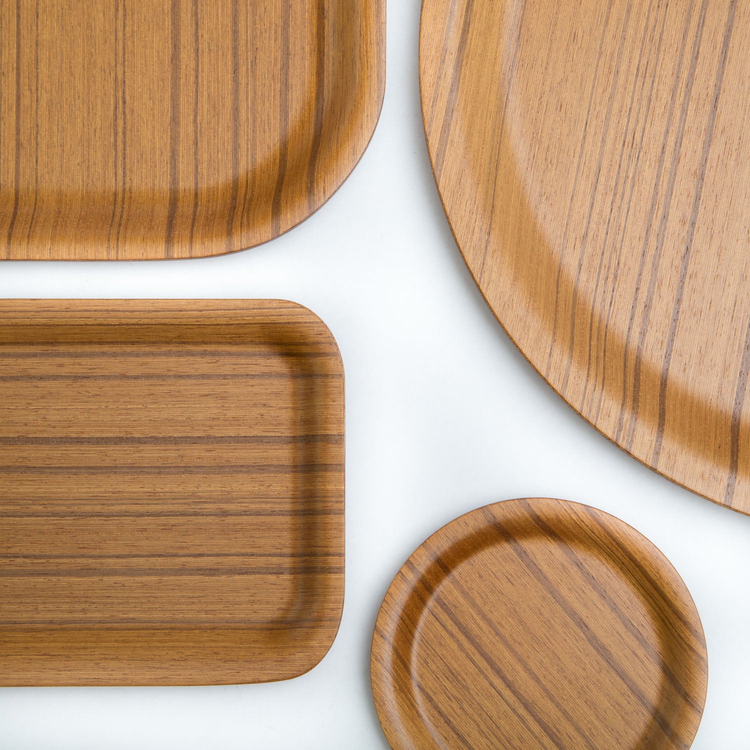Square Tray, Ayous-Tray-Saito Wood-JINEN