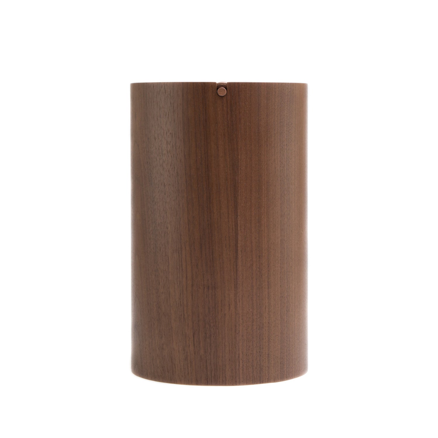Waste Basket With Lid - Large, Walnut